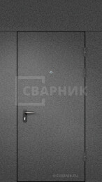 Дверь тамбурная высокая с перегородкой ДТ-85 и напылением