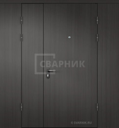 Дверь тамбурная глухая с перегородкой и утеплением ДТ-211